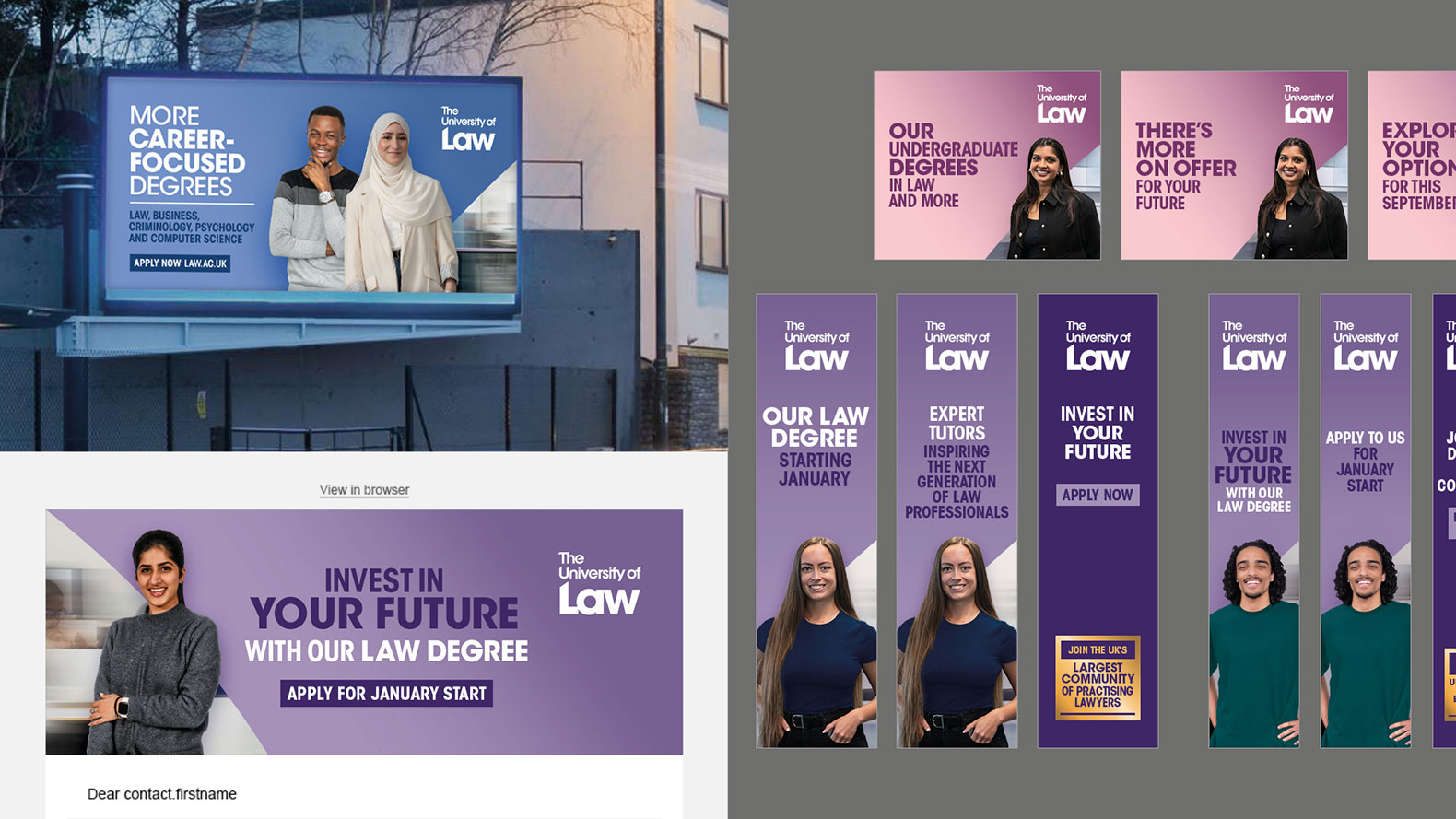 The University of Law – Undergraduate Campaign