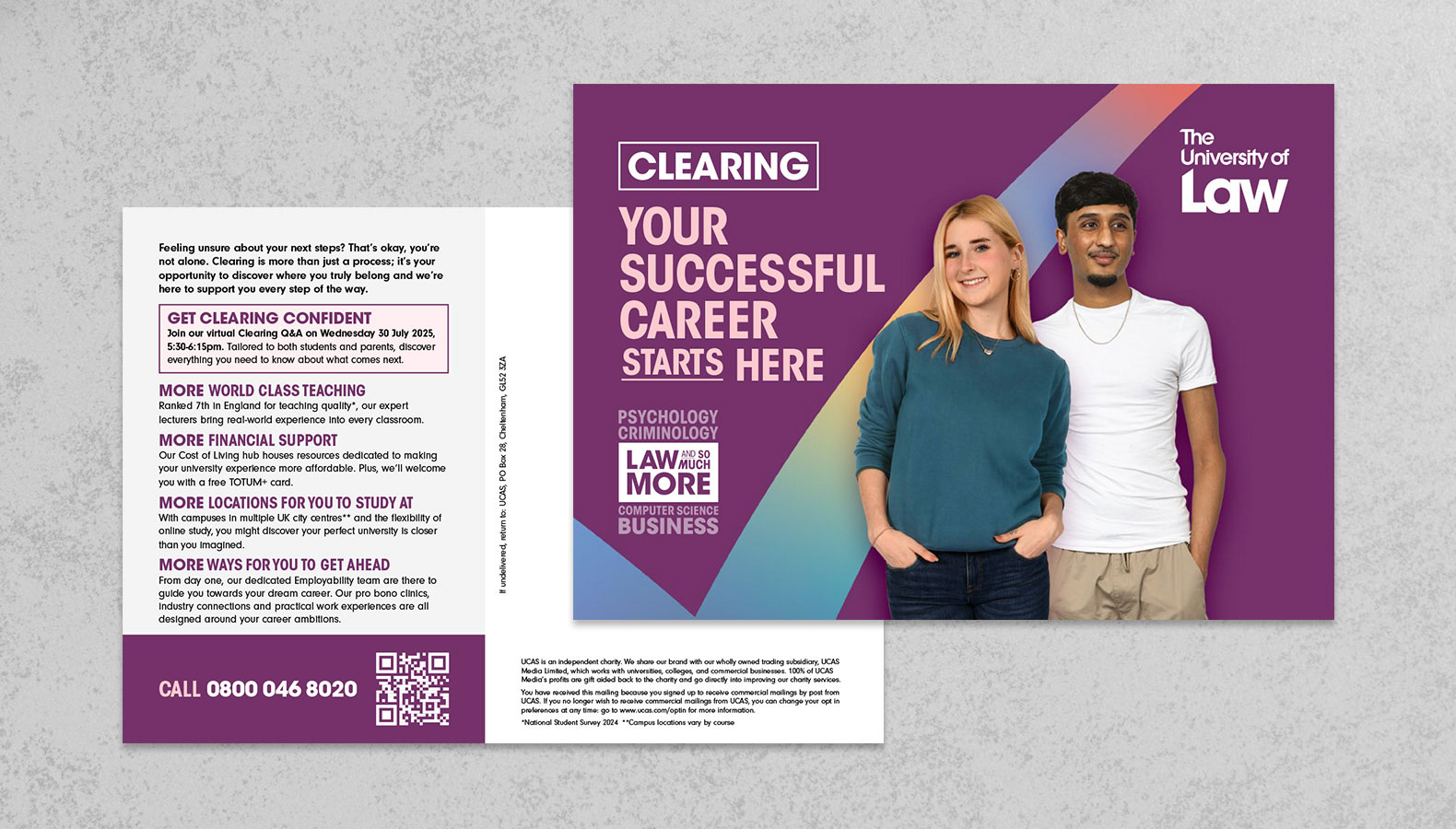 The University of Law – Clearing Campaign