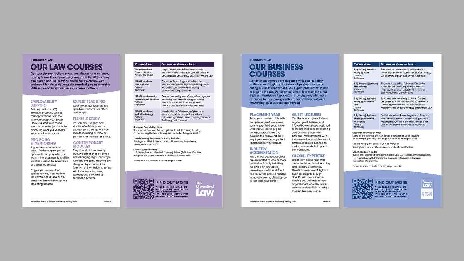 The University of Law – Undergraduate Prospectus